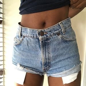 Vintage Levi's denim shorts